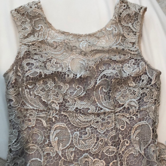 Metallic lace dress - Picture 1 of 3